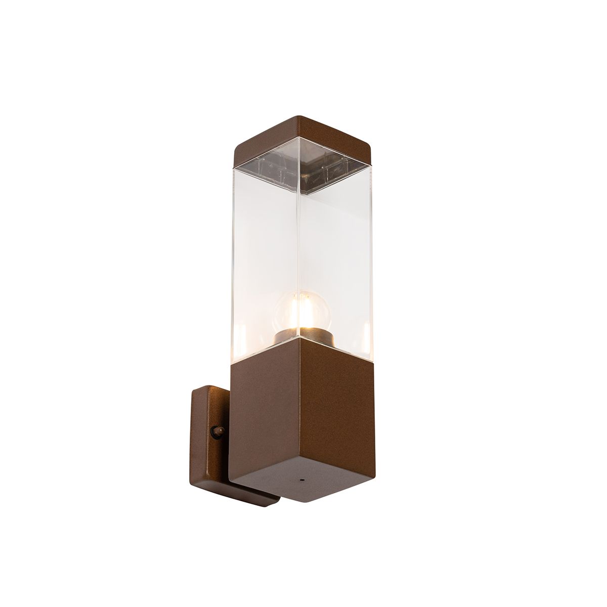 Moderne buiten wandlamp roestbruin - Malios
