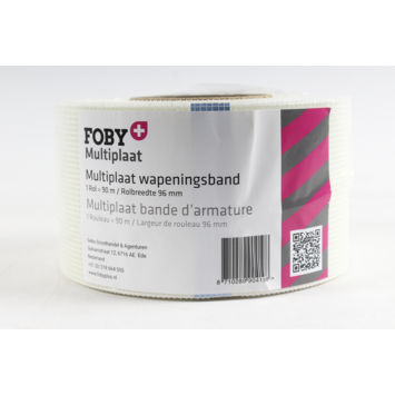Foby+ multiplaat wapeningsband 96mm 90 meter