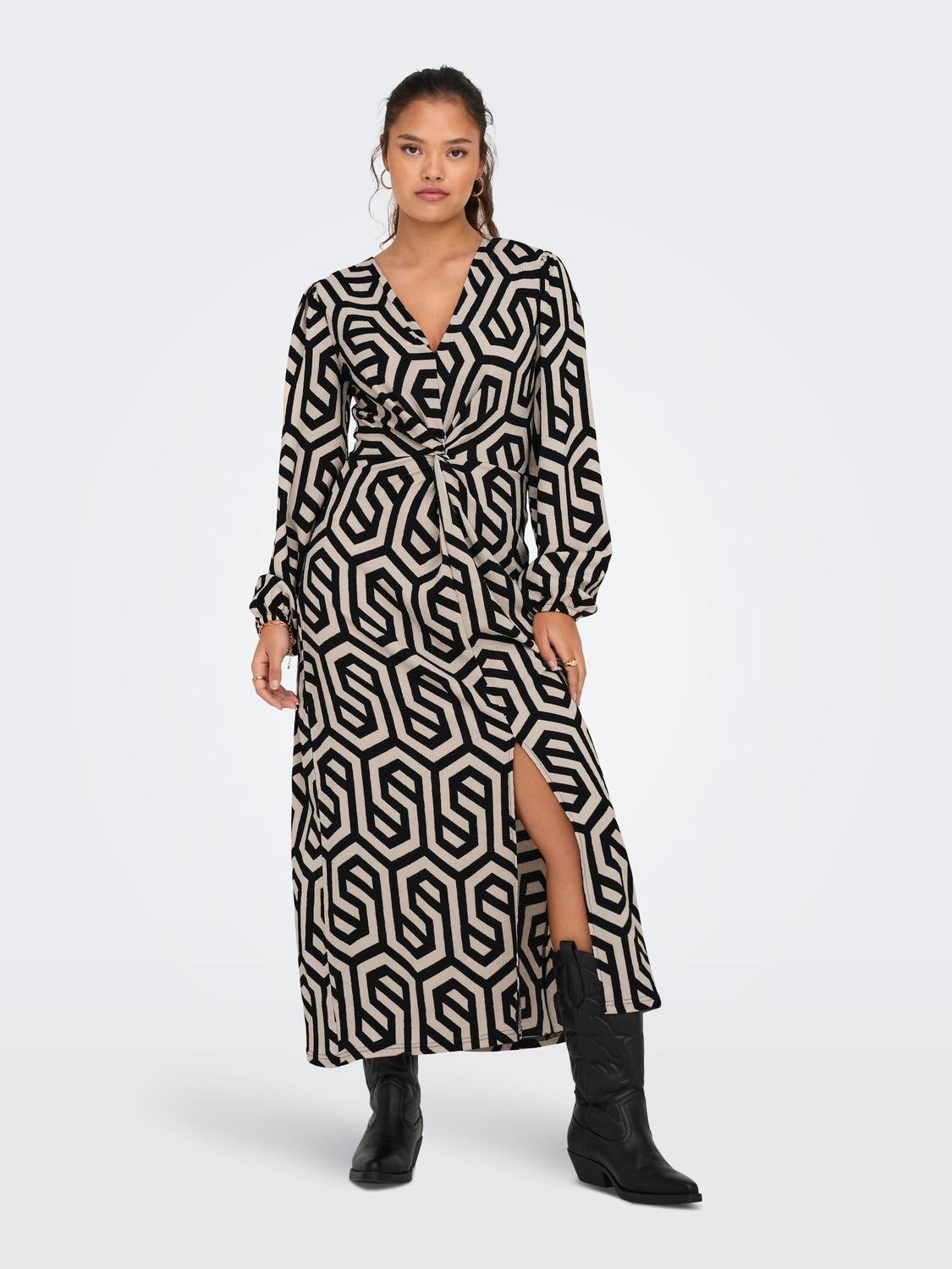 JDYJULIA Langes Kleid Eggnog