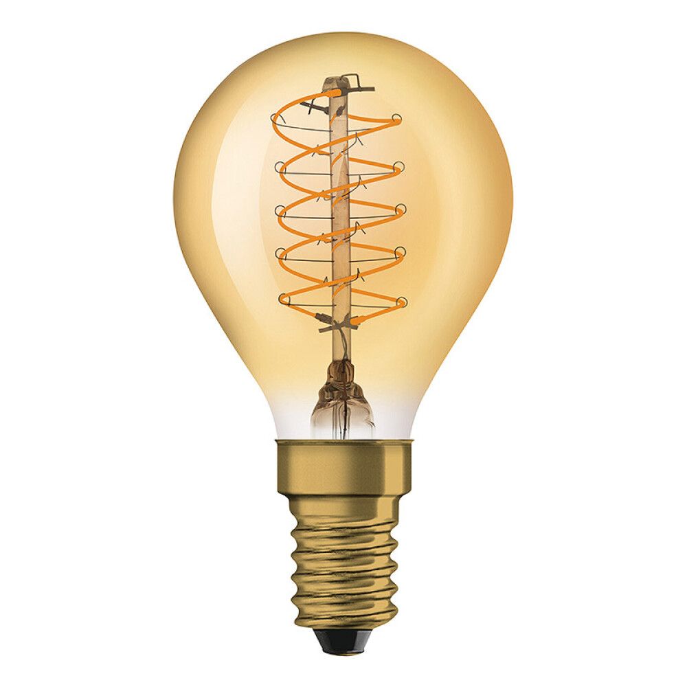 LYSPÆRE OSRAM LED GLOBE GOLD 2200K E14 3,4W