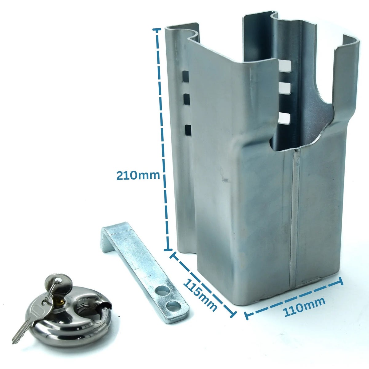 TXP:360 Safety-Box Box Lock Antidiefstalvoorziening met hangslot voor aanhangwagens