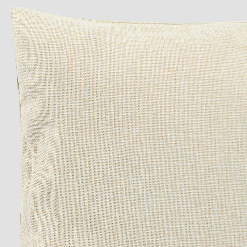 Coussin imprimé 'Lise' vert