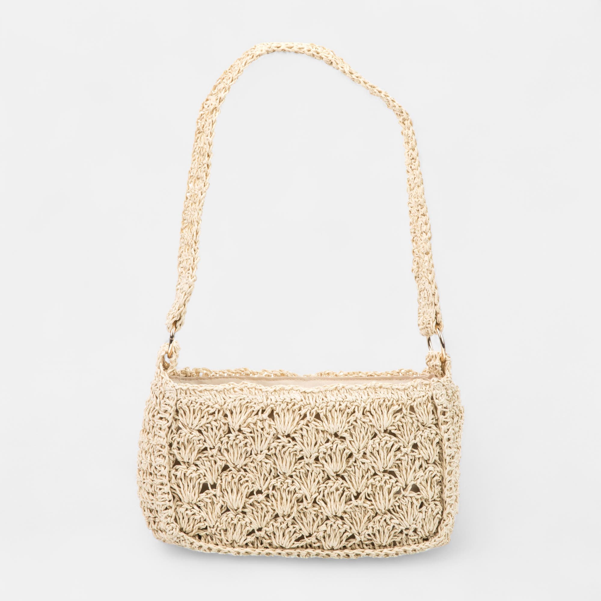 Sac à main beige