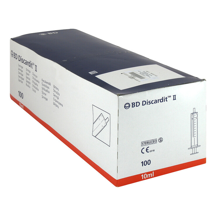 BD Discardit II Spritze, 100X10 ml
