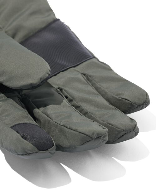 gants matelassés spécial écran tactiles pour hommes  marron