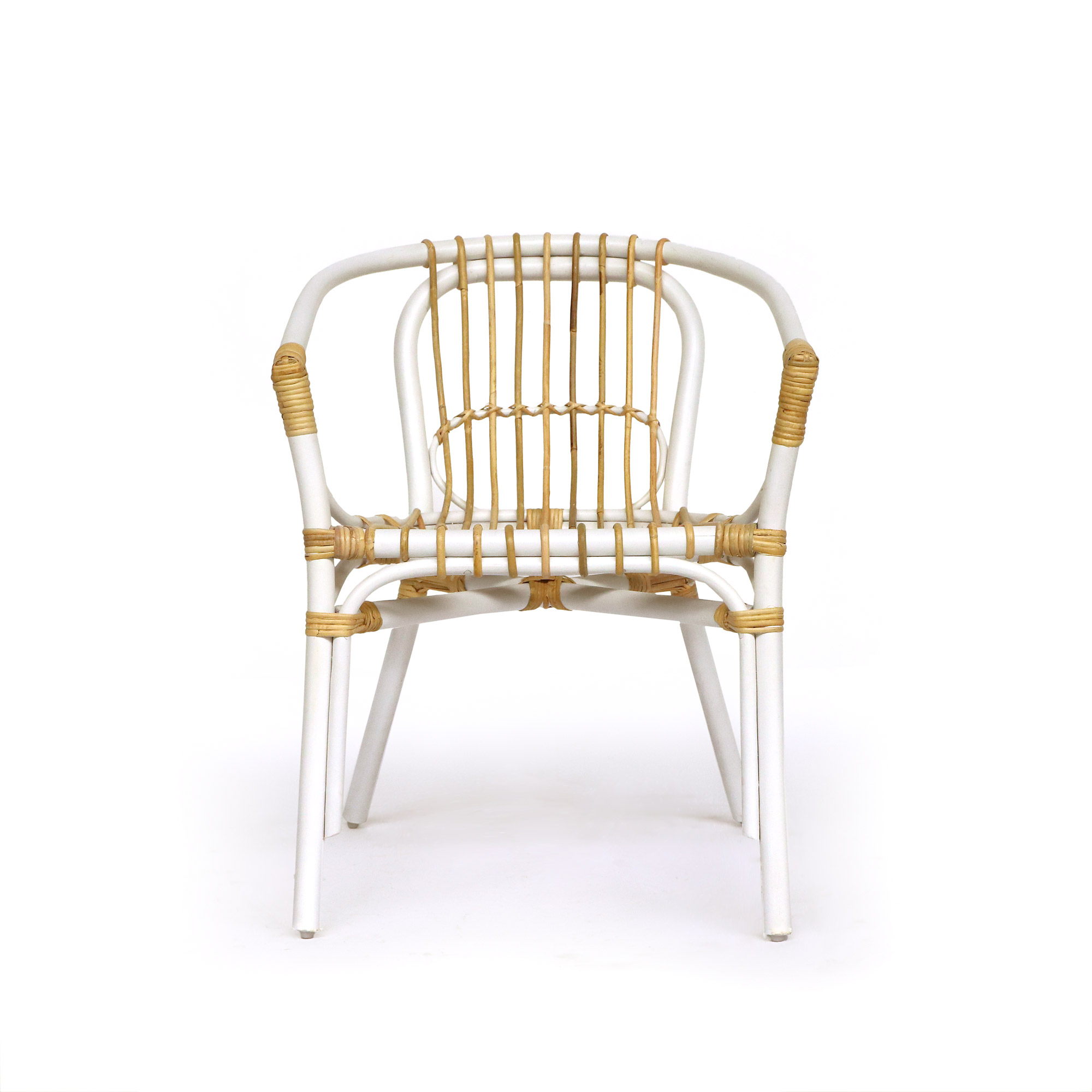 Rattan-Armsessel 'Pivot', weiß, natur, B 57 cm, H 94 cm, L 59 cm günstig bestellen