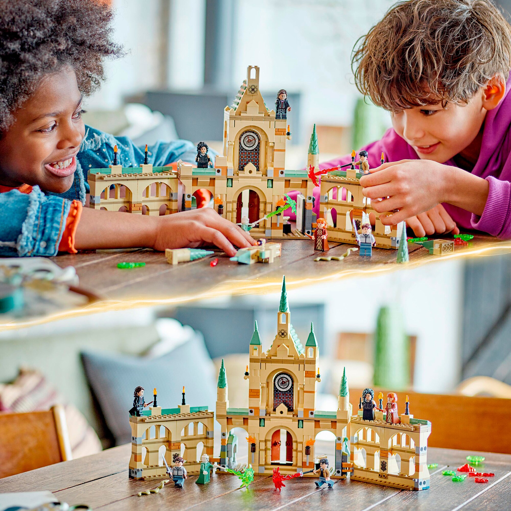 LEGO Konstruktionsspielzeug Harry Potter Der Kampf um Hogwarts