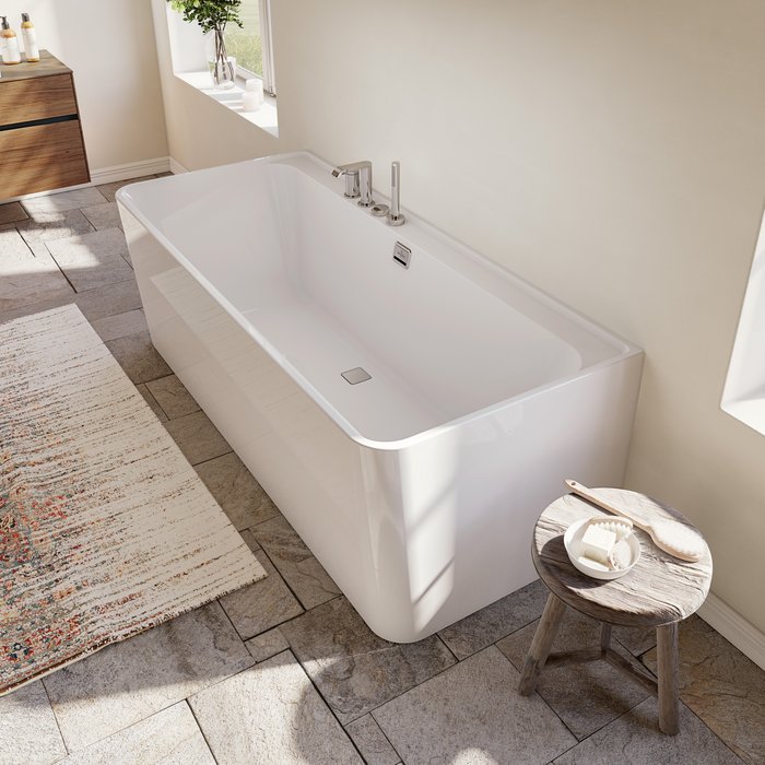 Villeroy & Boch Collaro half vrijstaand ligbad 180x80cm wit