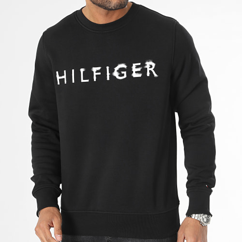 Sweat Crewneck Hilfiger Ink 2358 Noir