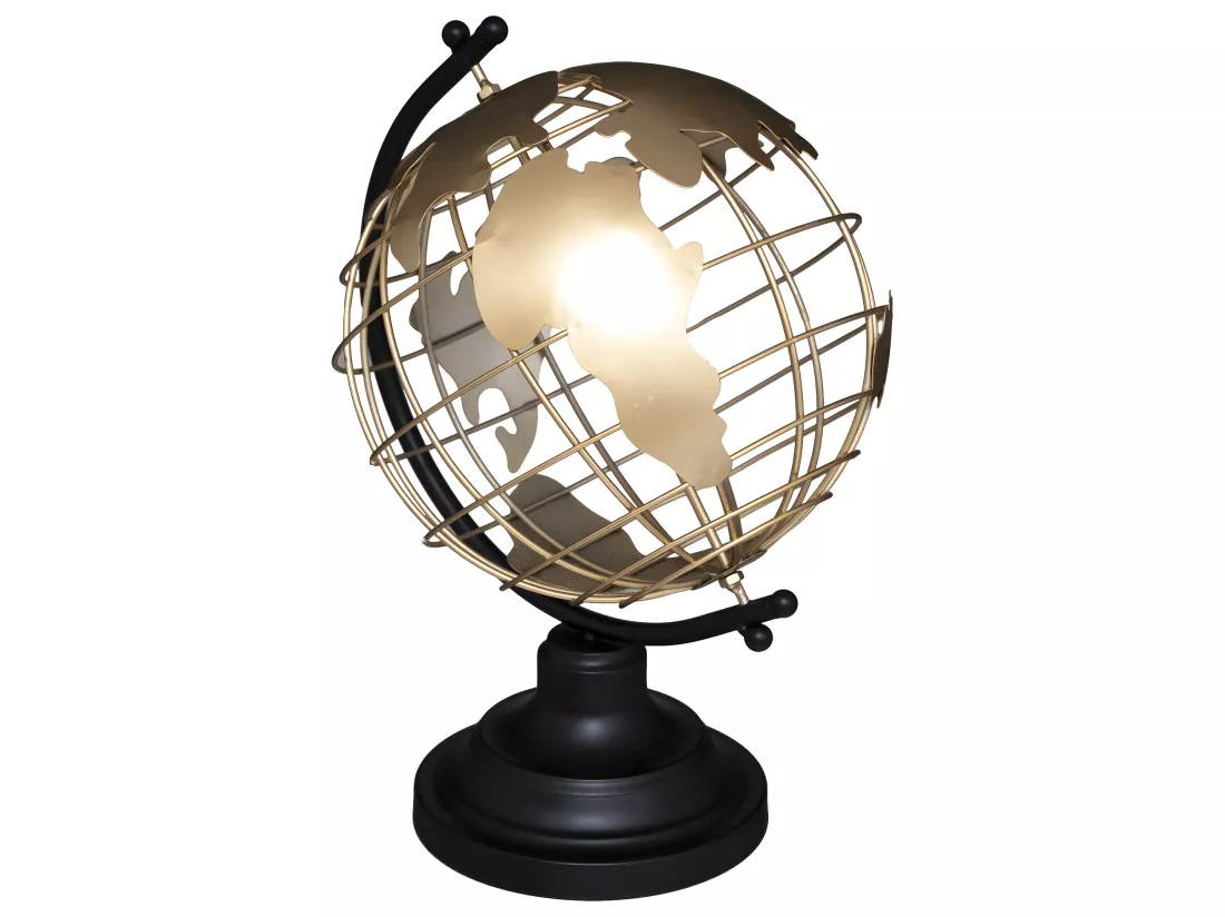 Globe à Poser en Métal 