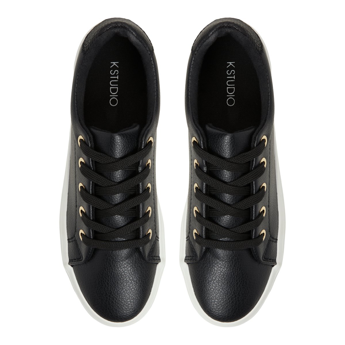K STUDIO-Evanstown-Sneakers bas - Talon plat - Noir