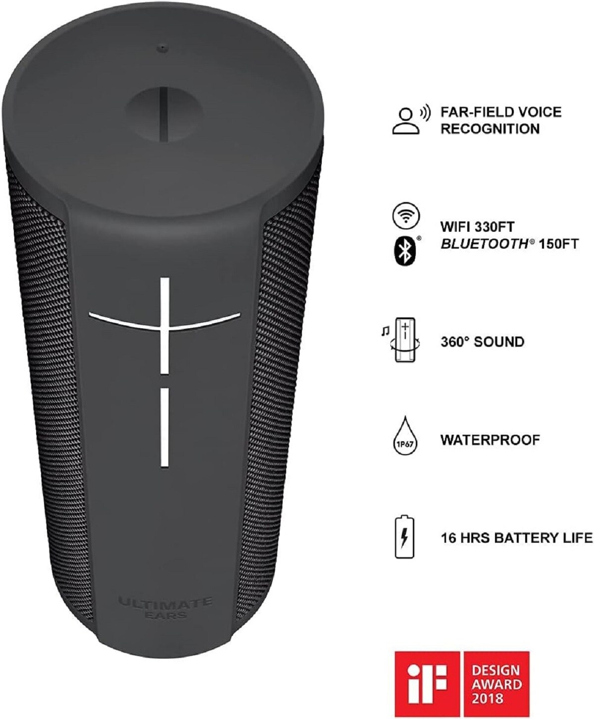 Logitech Megablast Tragbarer Bluetooth Lautsprecher