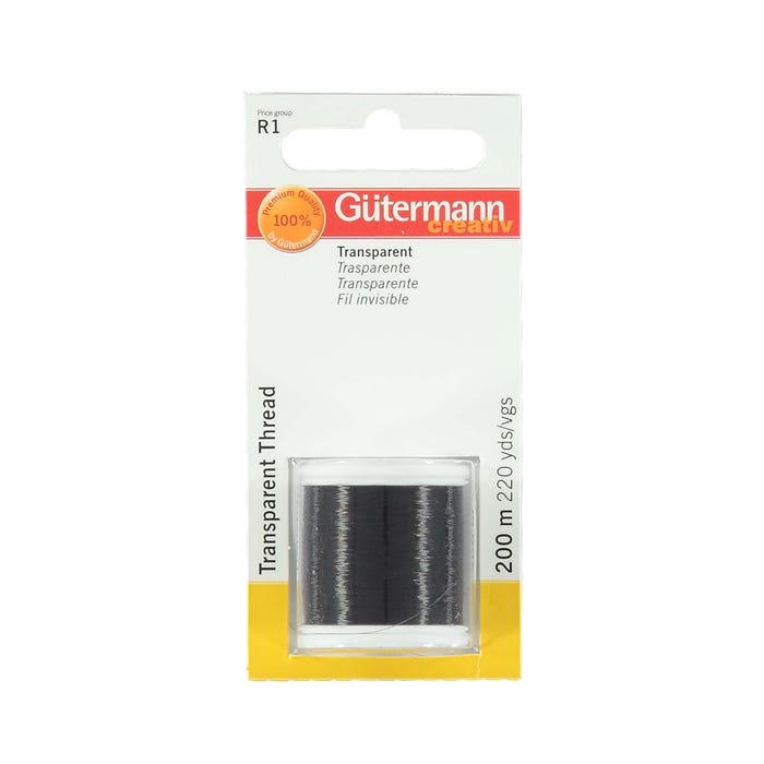 Gûtermann-Transparante draad 200 m