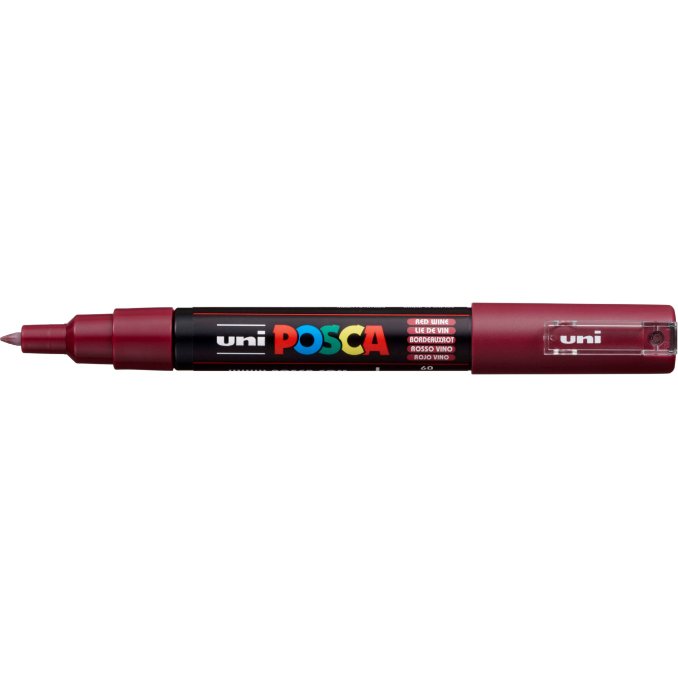 Marqueur à pigment PC-1MC, lie de vin