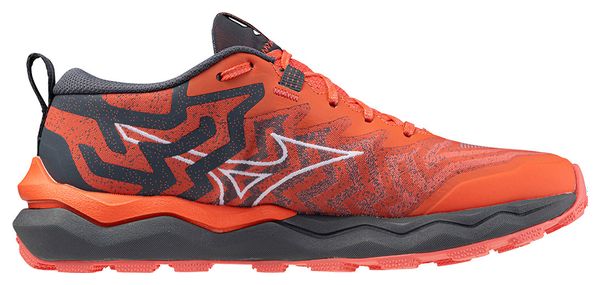 Chaussures de Trail Mizuno Wave Daichi 8 Corail Gris Femme