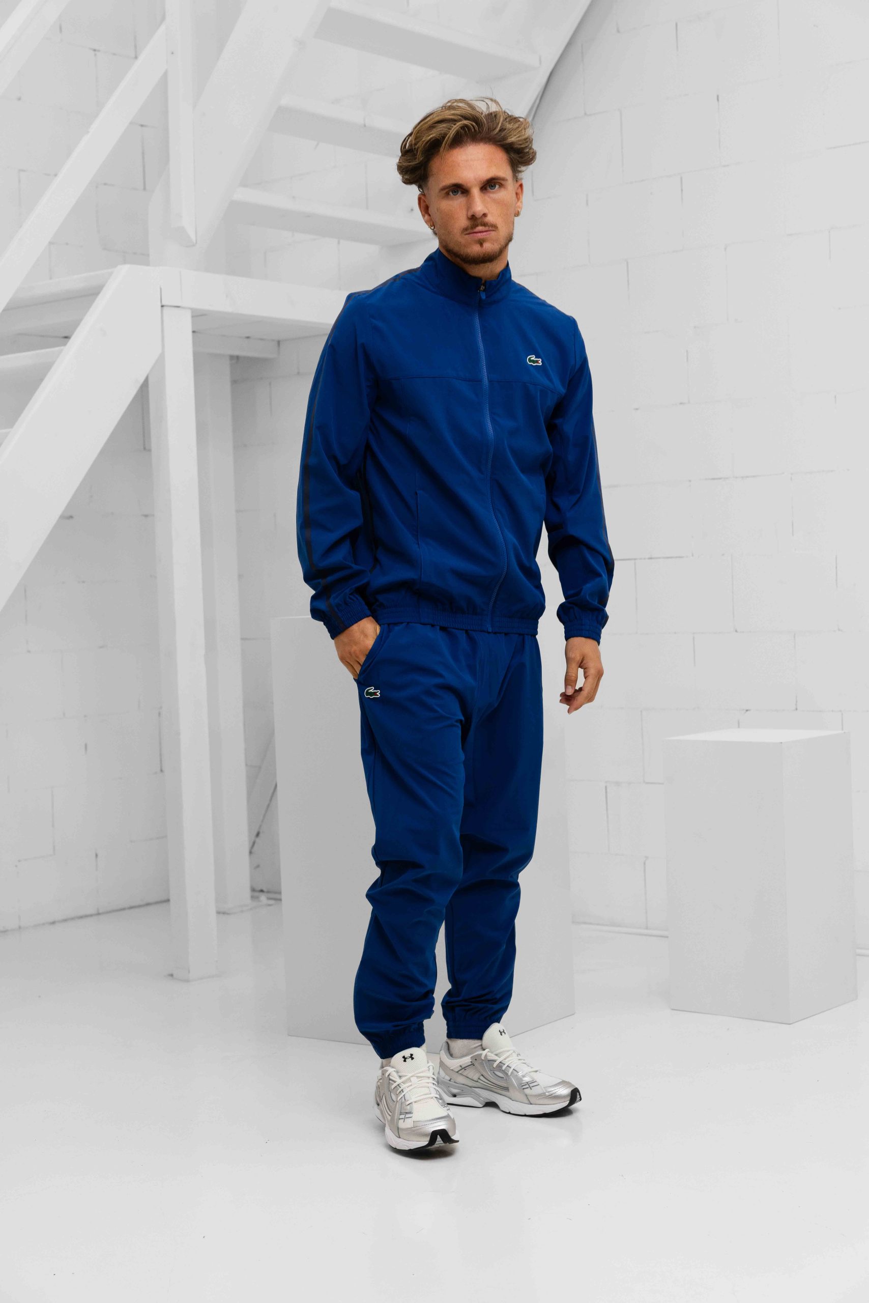 Lacoste Tennis x Novak Djokovic Trainingspak Heren Blauw