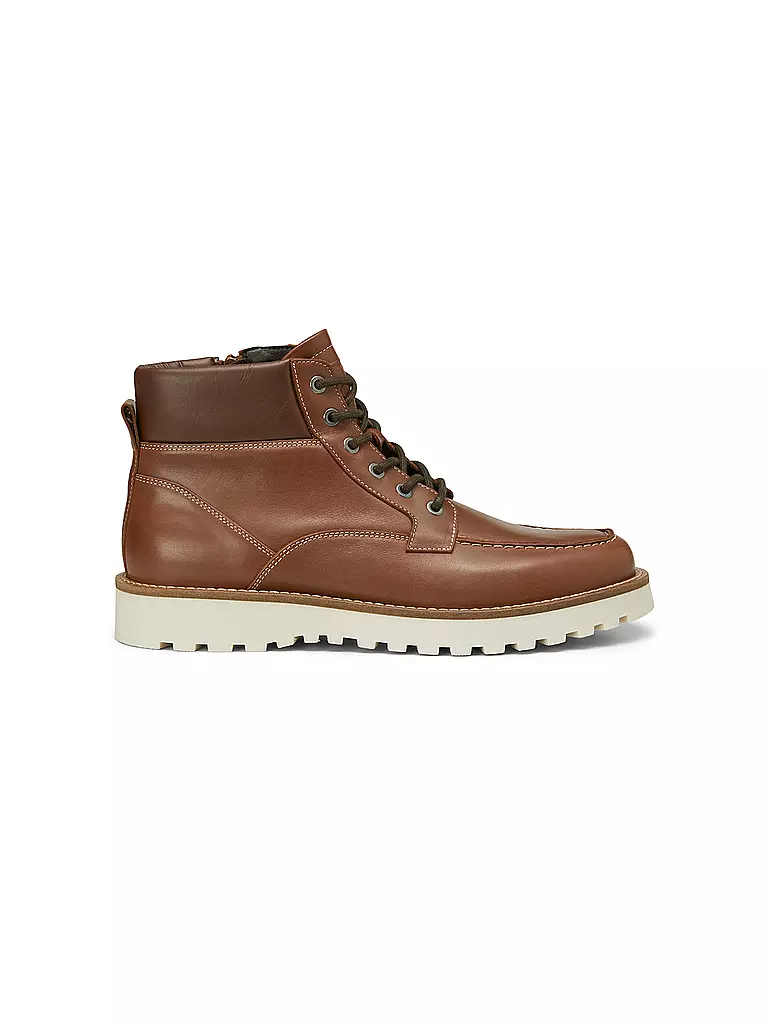 MARC O'POLO Schnürboots hellbraun
