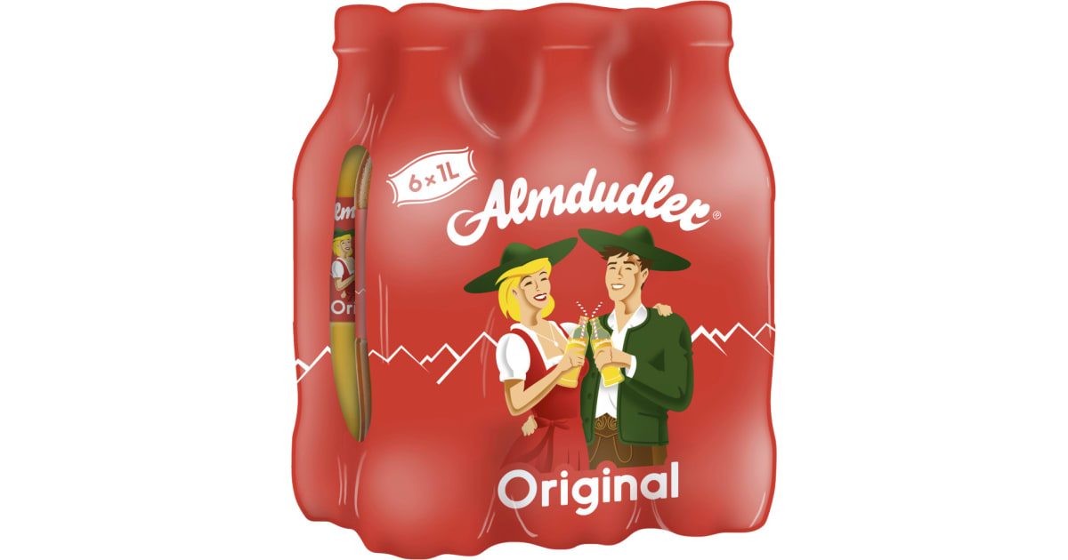Almdudler Original Tray 6x 1,0 Liter (Einweg)