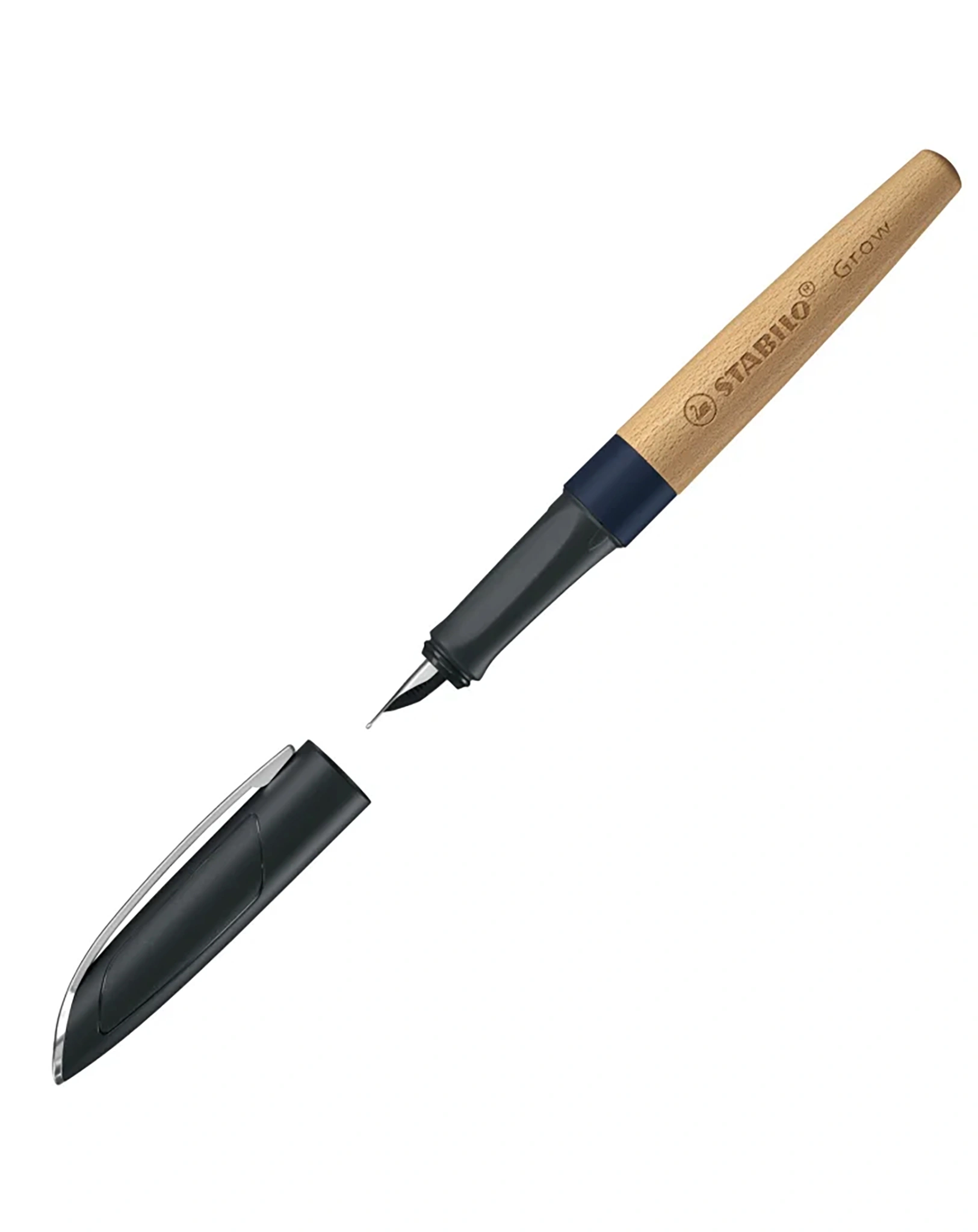 Füller STABILO® Grow in blaubeerblau/Buche