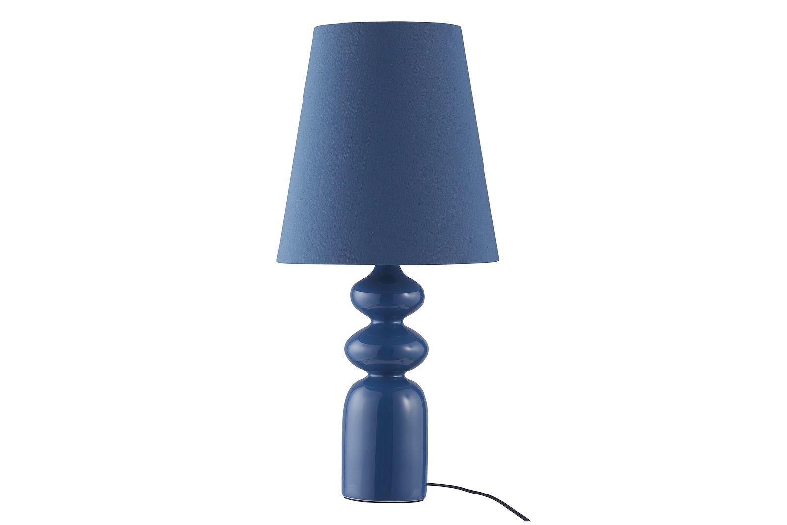 Seoul bordlampe Blå med blåfarget skjerm
