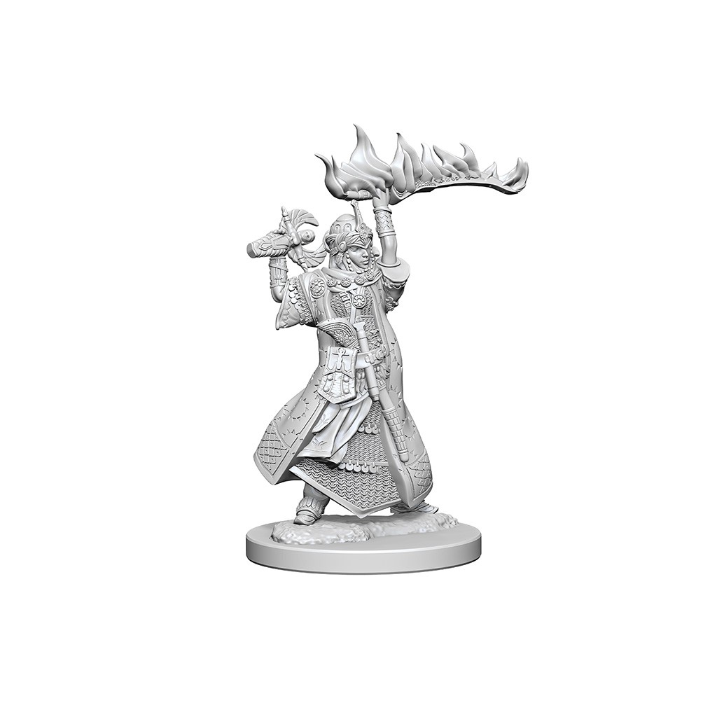 Pathfinder Deepcuts Unpainted Miniatures: Human Female Cleric