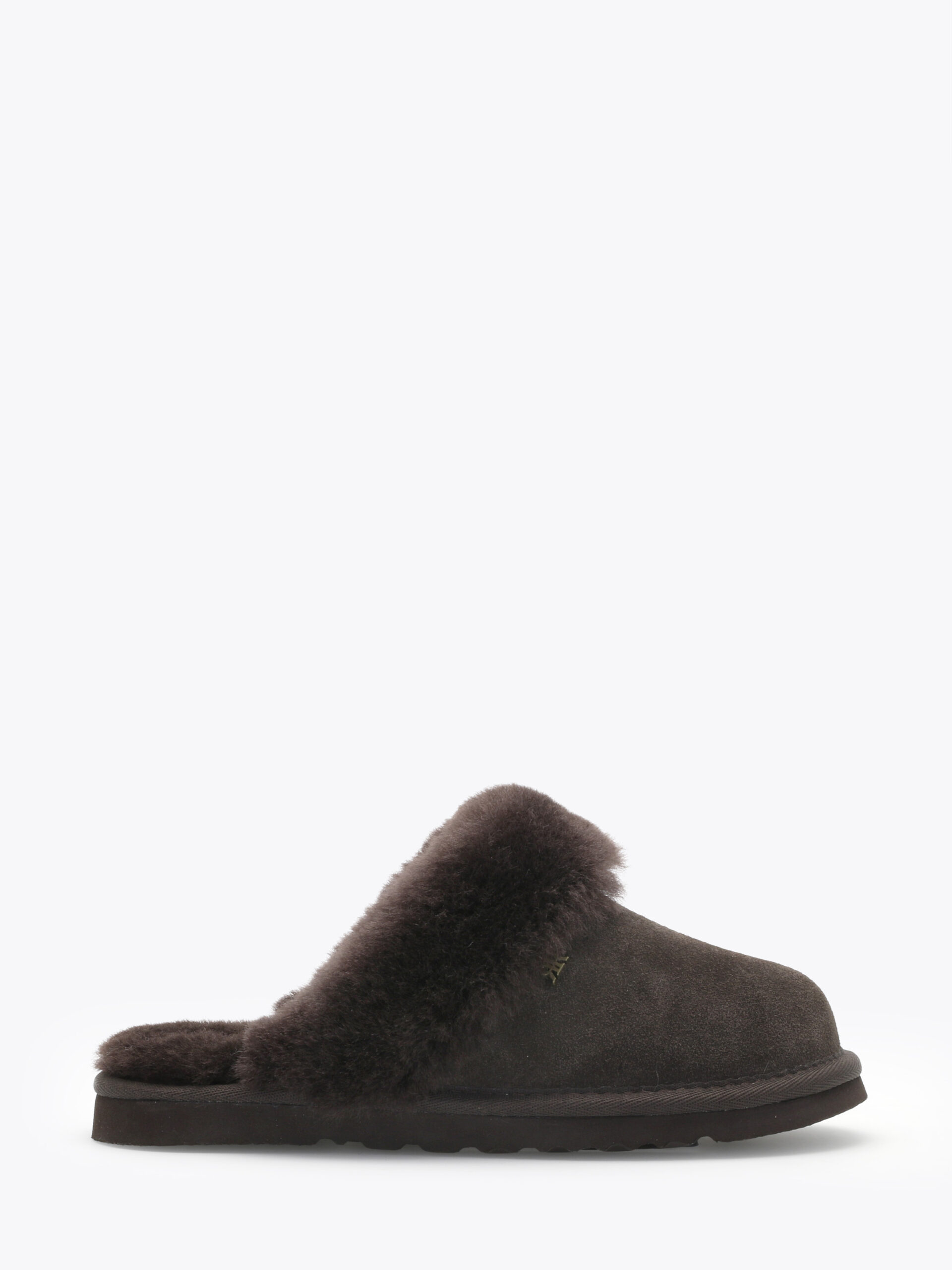 Sheepskin Slipper Dark Brown - Trapes Sko