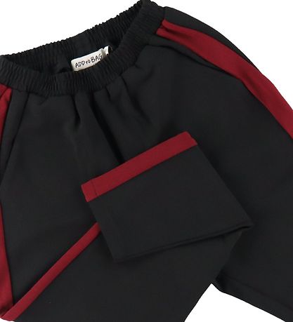Add to Bag Hosen - Schwarz/Rot