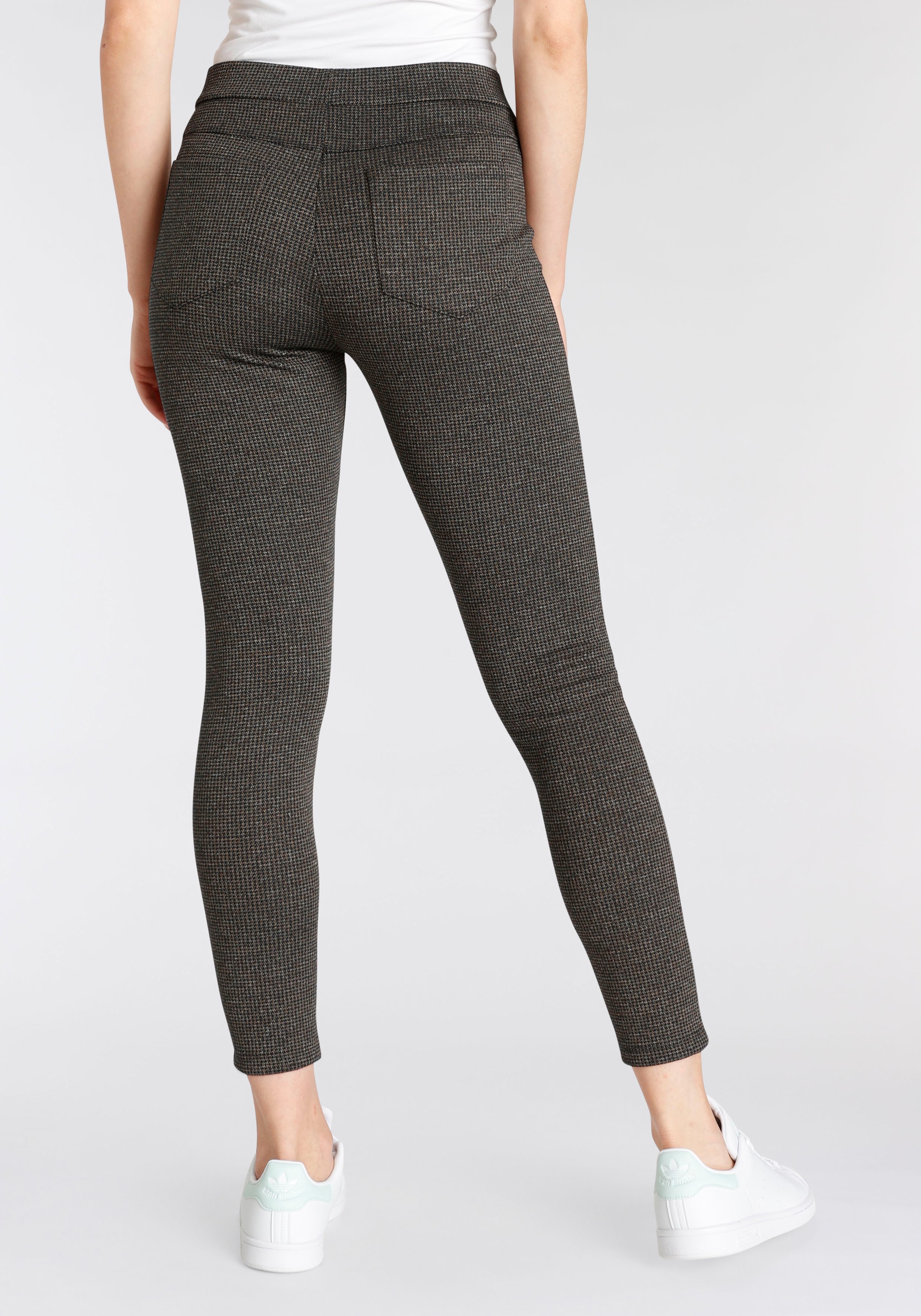 LASCANA Leggings  mit Ajour Karomuster