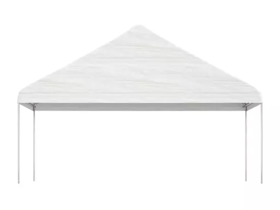 Belvédère avec toit blanc 5,88x2,23x3,75 m polyéthylène