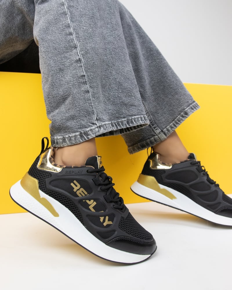 Replay Maze JR 5 Lage sneakers  - zwart