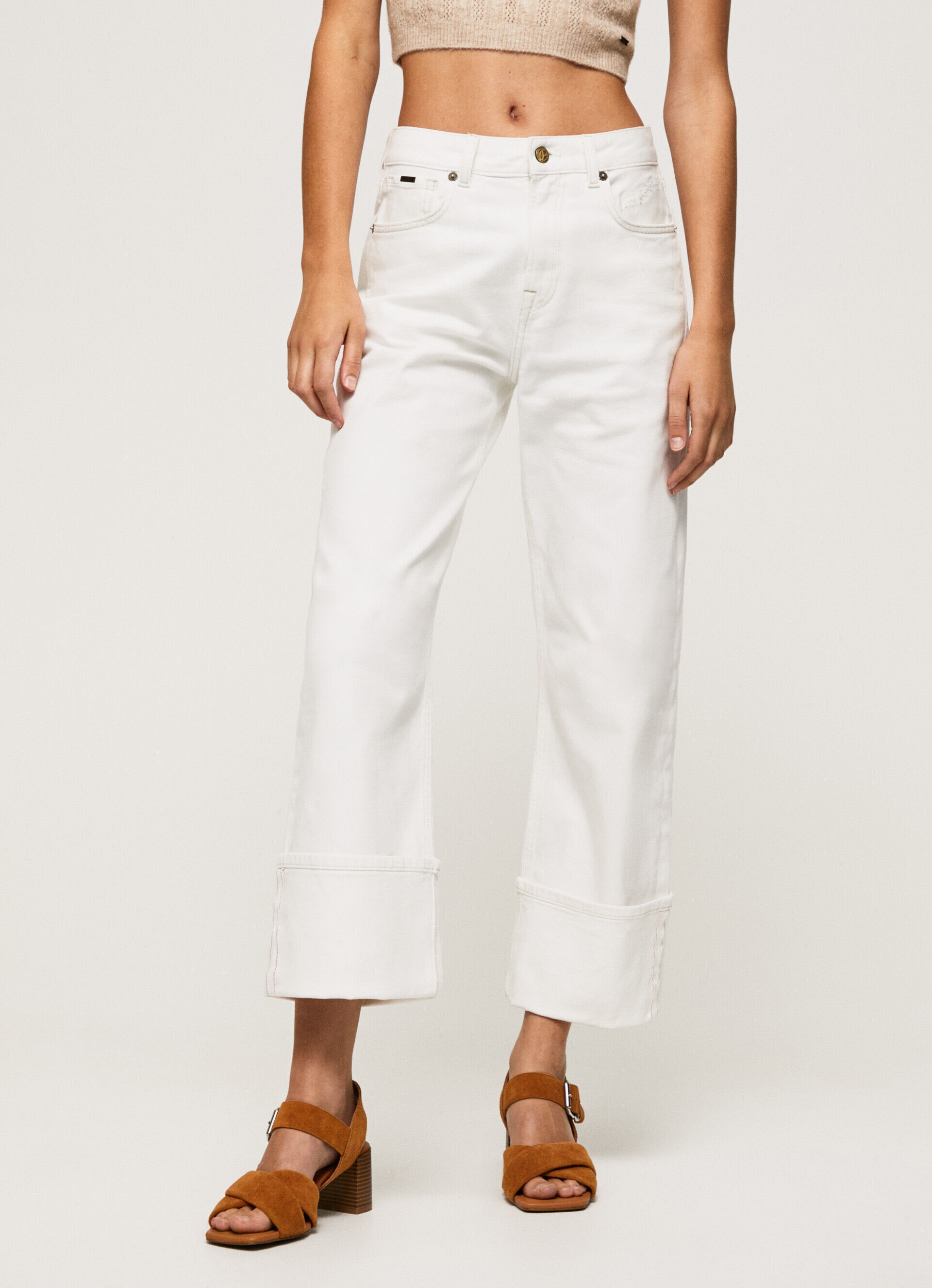 JEAN HAZEL FIT REGULAR TIRO ALTO - jeans