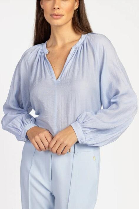 Aaiko blauwe dames blouse