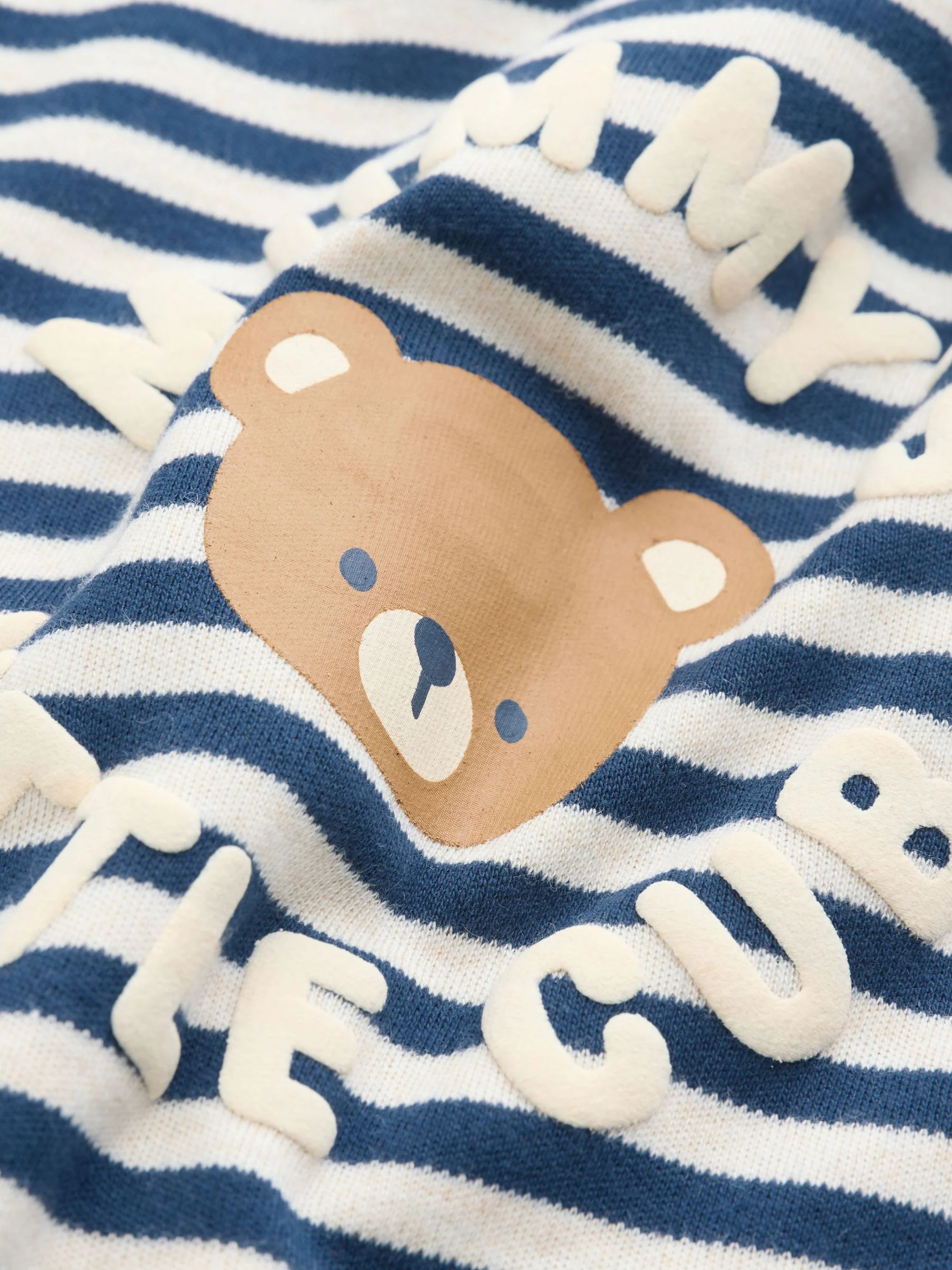 Navy Stripe Mummys Little Cub - Baby Family-pyjama (0-2jr)