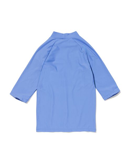 t-shirt de natation enfant anti-UV avec UPF50 bleu clair