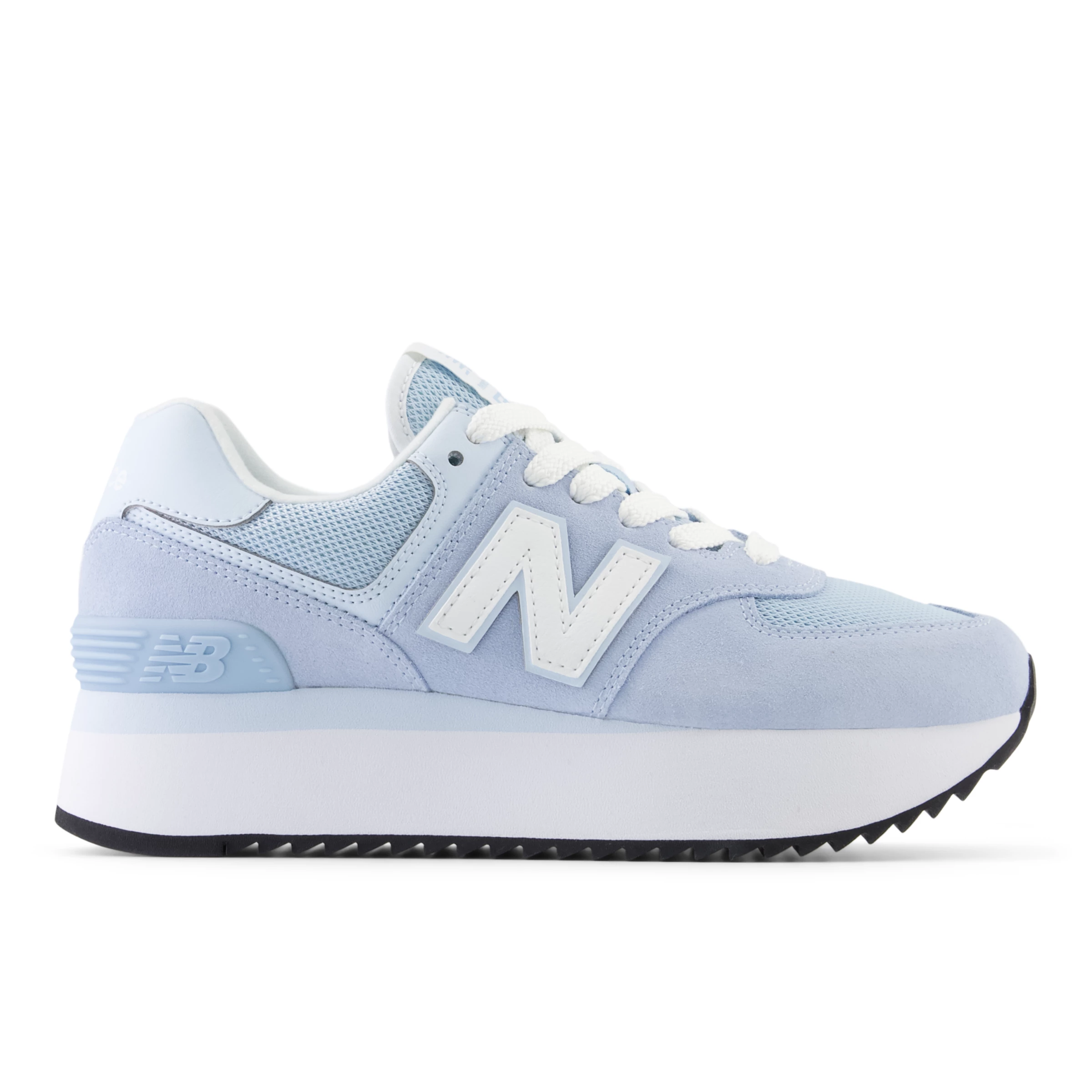 574+ Light Chrome Blue with Quarry Blue and White