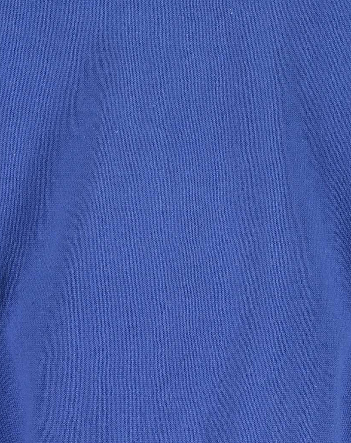Strickpullover ARCTIC WOLVES mit Flockprint in blau