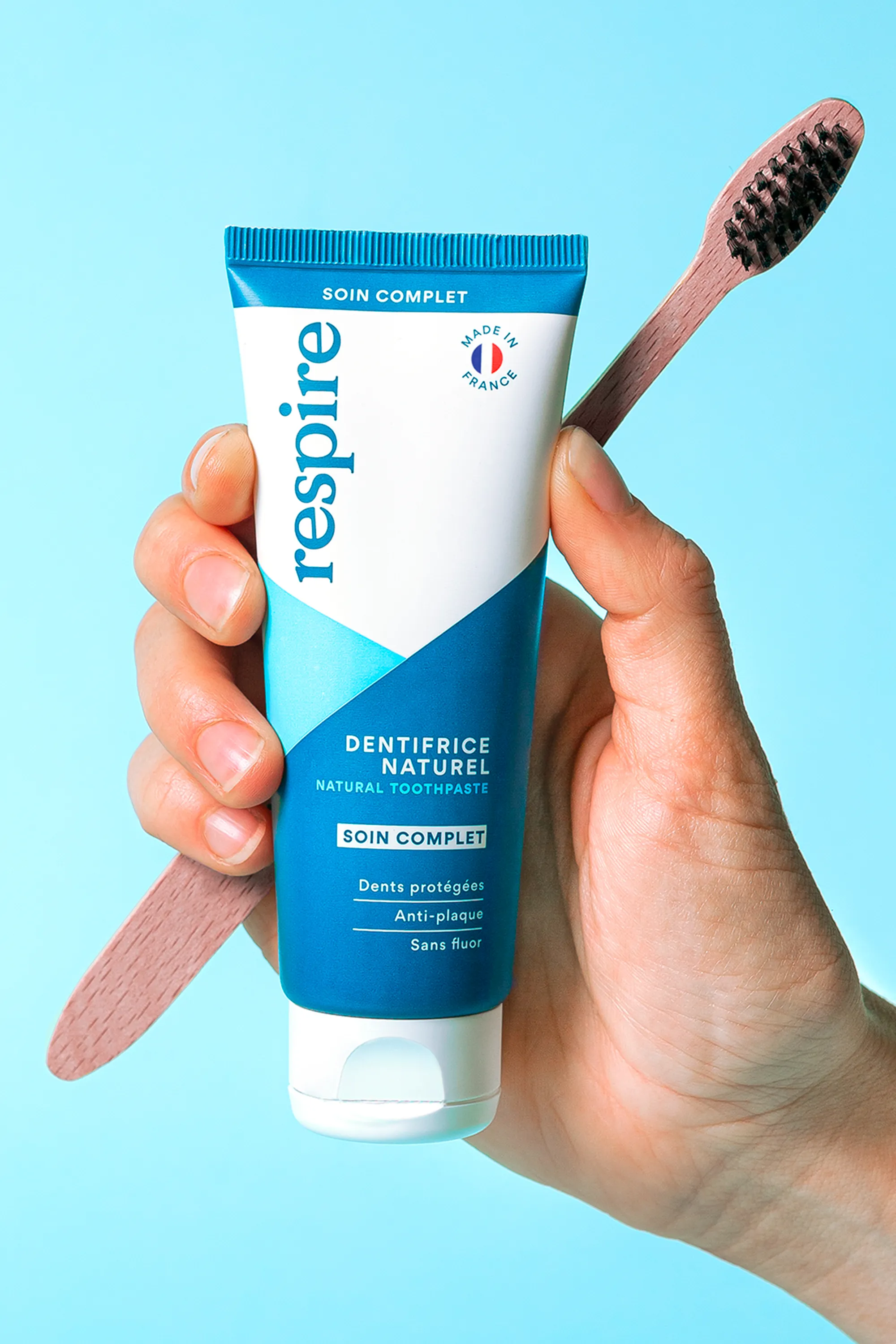 Respire Dentifrice naturel menthe & eucalyptus-75 ml