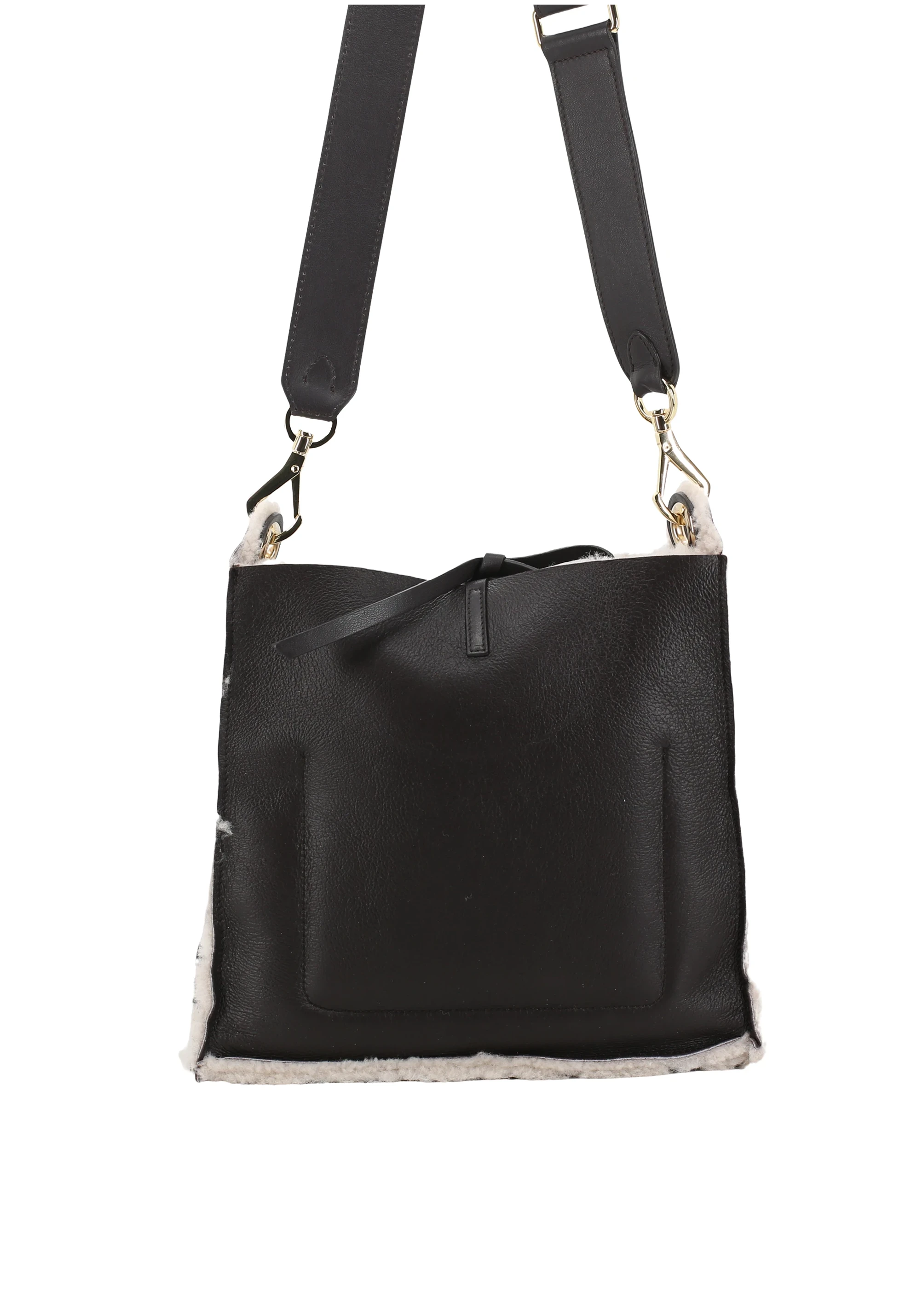 Cross body RAQUEL small Leather Shearling reversible Standard