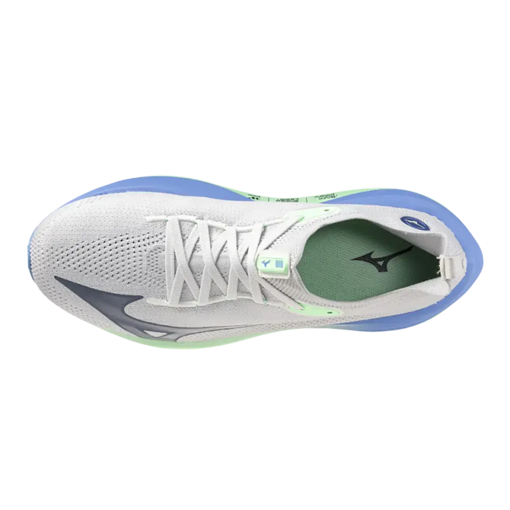 Mizuno Neo Vista Hardloopschoenen Wit/Blauw/Groen Heren