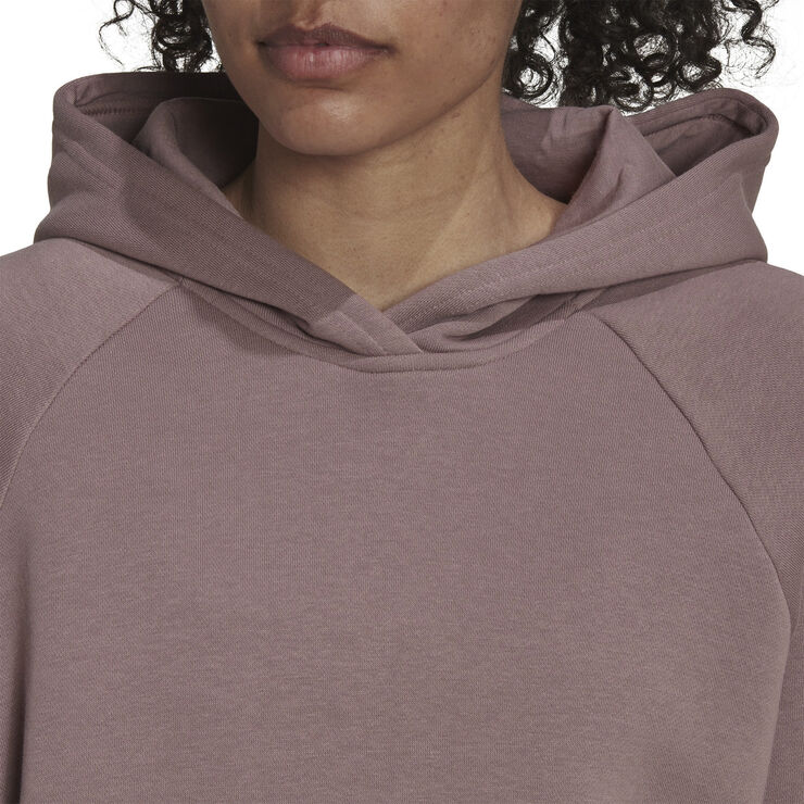 adidas ALL SZN Fleece Boyfriend hættetrøje Lilla