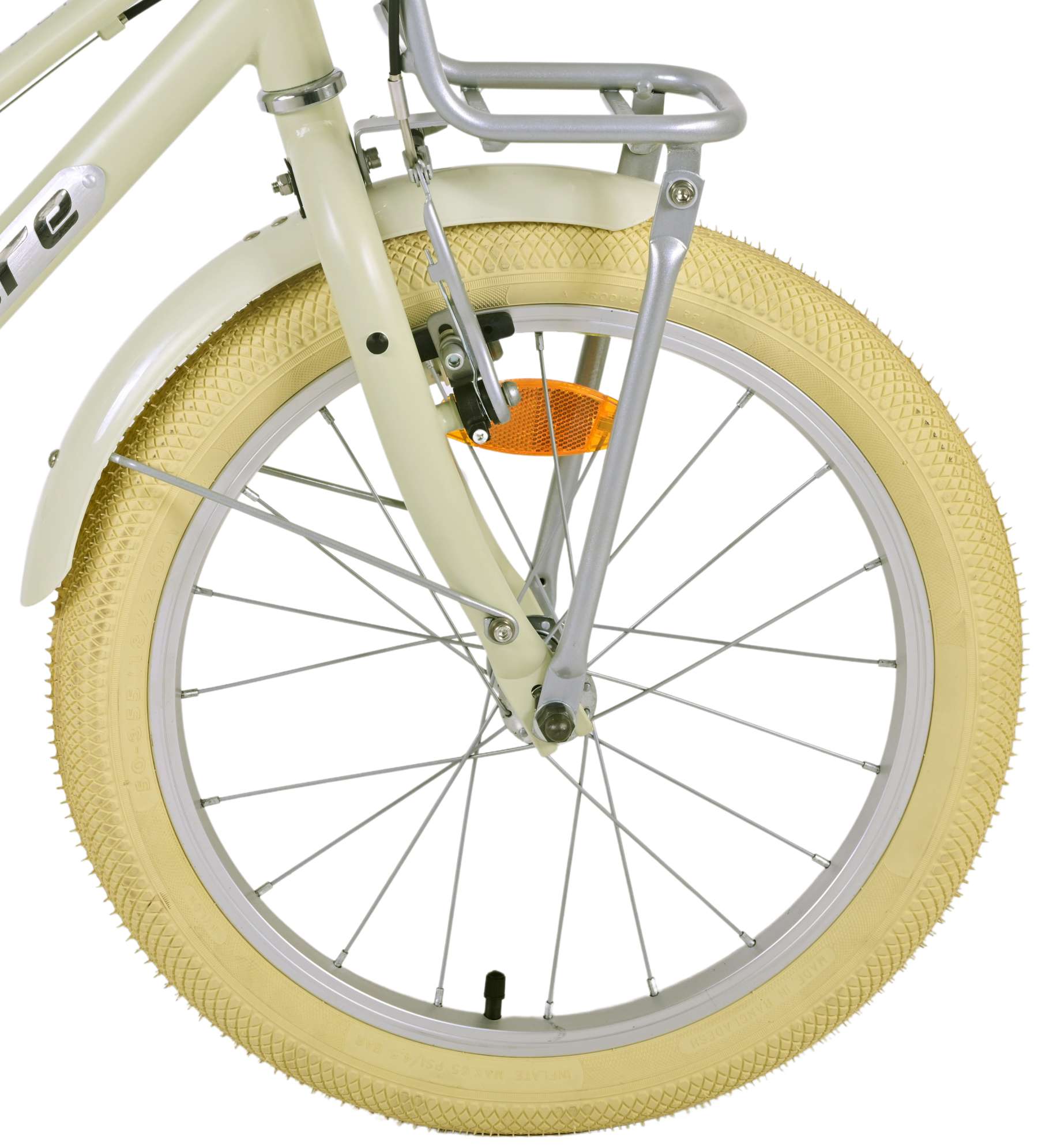 Kinderfahrrad Melody Fahrrad für Mädchen 18 Zoll Kinderrad Sandfarben