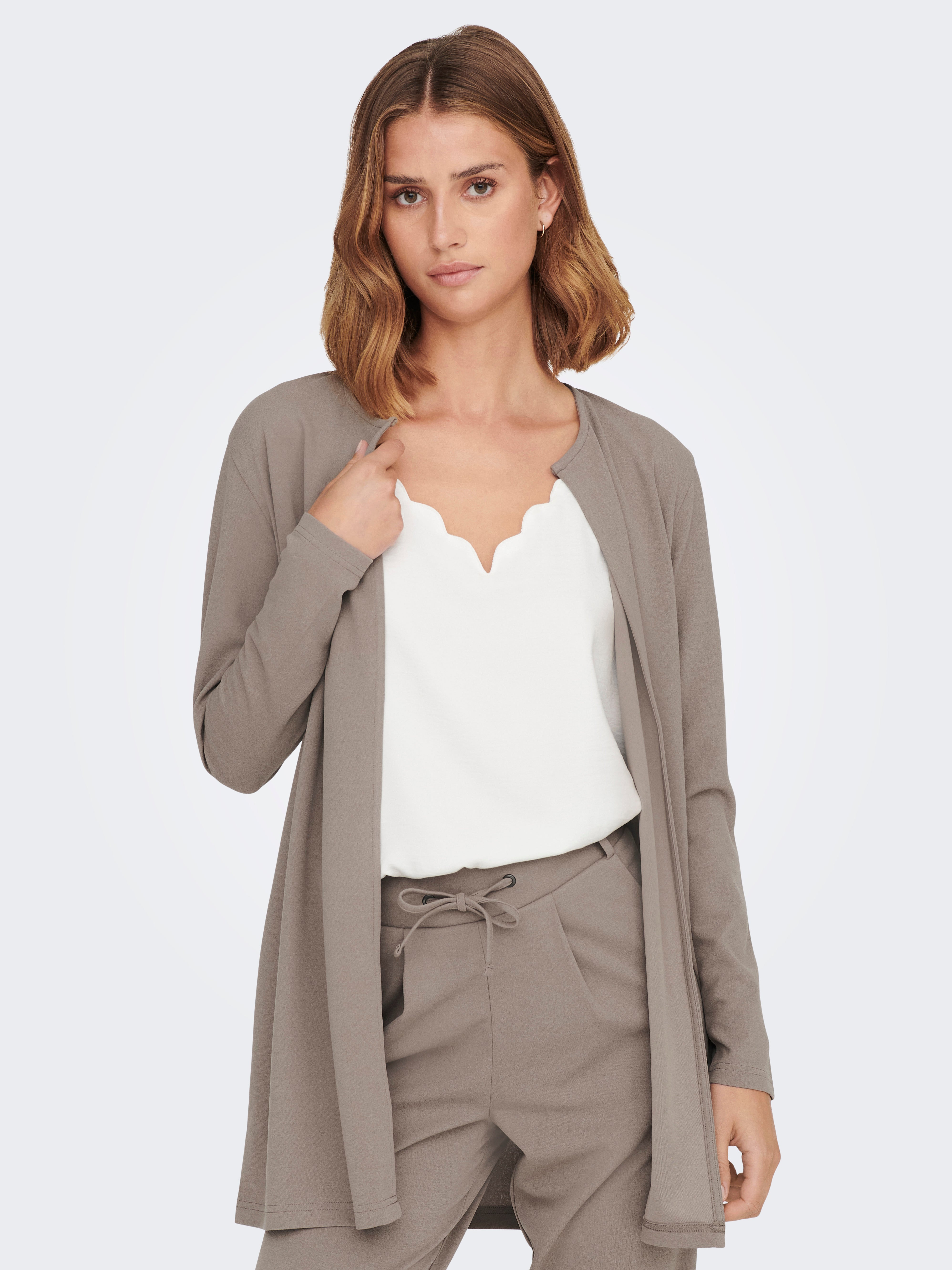 JDYANNA Strickjacke Driftwood