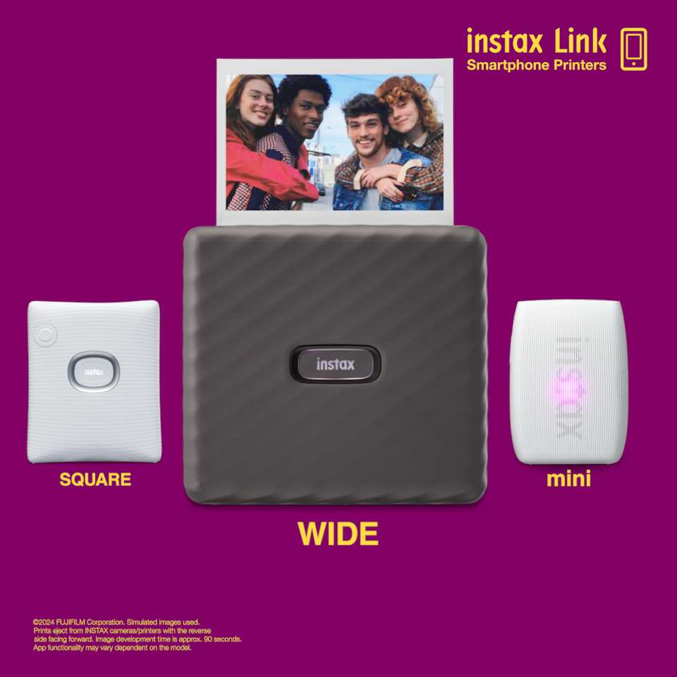 Fuji - Instax Link Wide Printer (grå) + 10pakke film