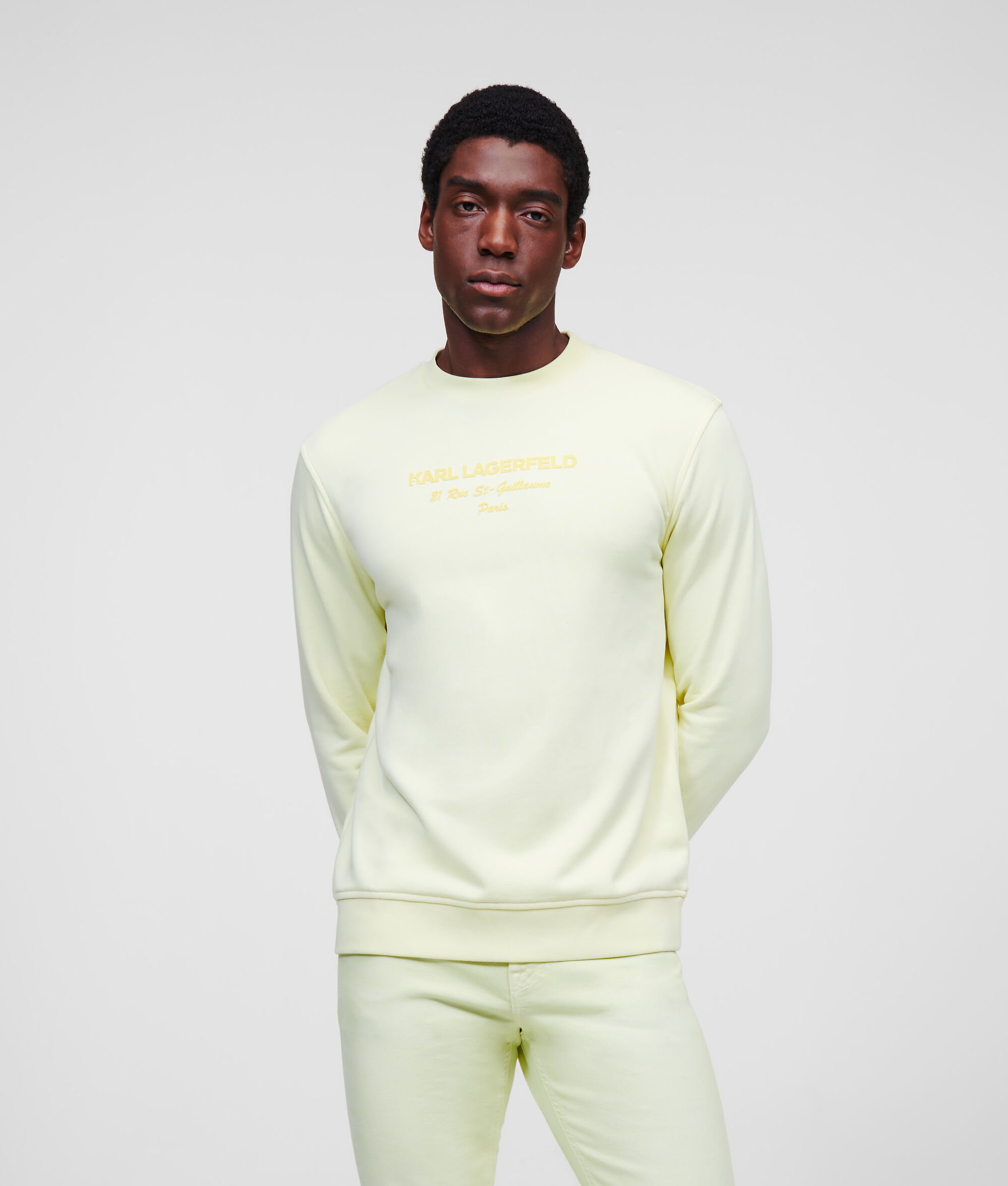Sweat-shirt à logo ton sur ton