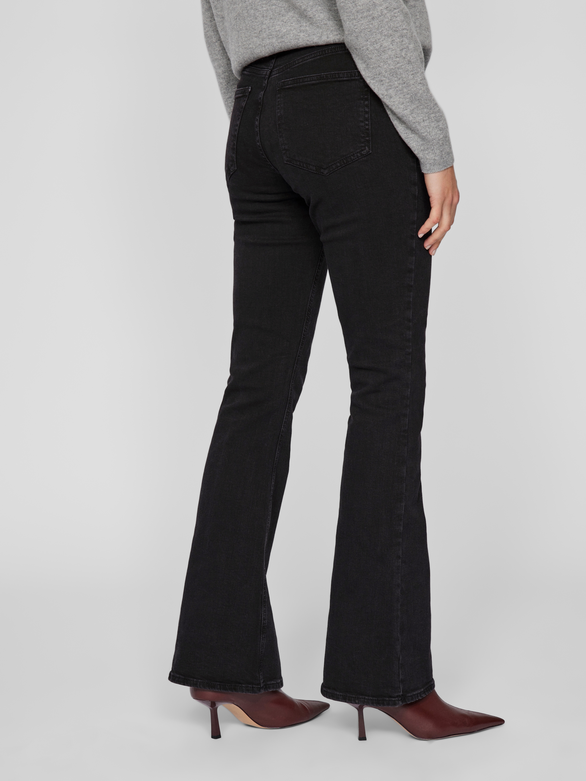 Vila Bootcut-Jeans »VIBETTY RW FLARED JEANS BLK OSC221-NOOS«