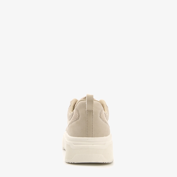 Blue Box dames dad sneakers beige