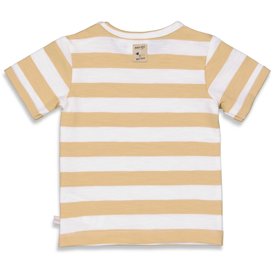 Feetje T-Shirt Ringel Beach Days Sand Melange