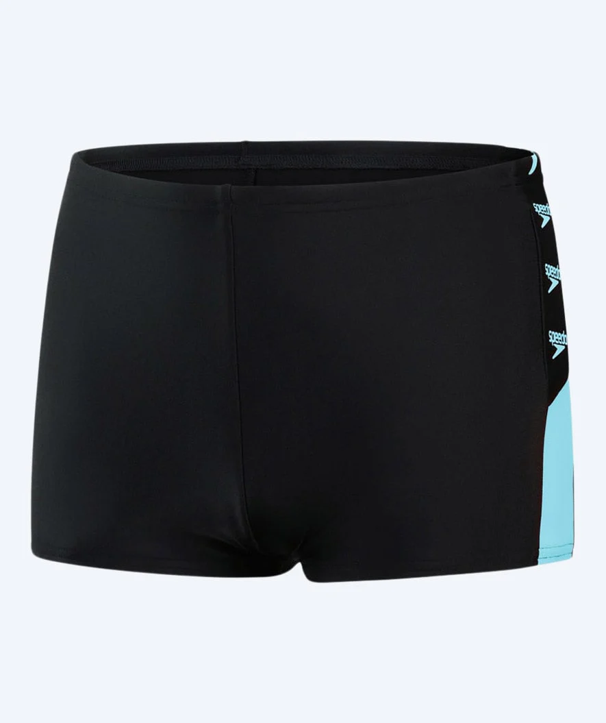 Speedo aquashorts til drenge - Boom Logo Splice - Sort/blå
