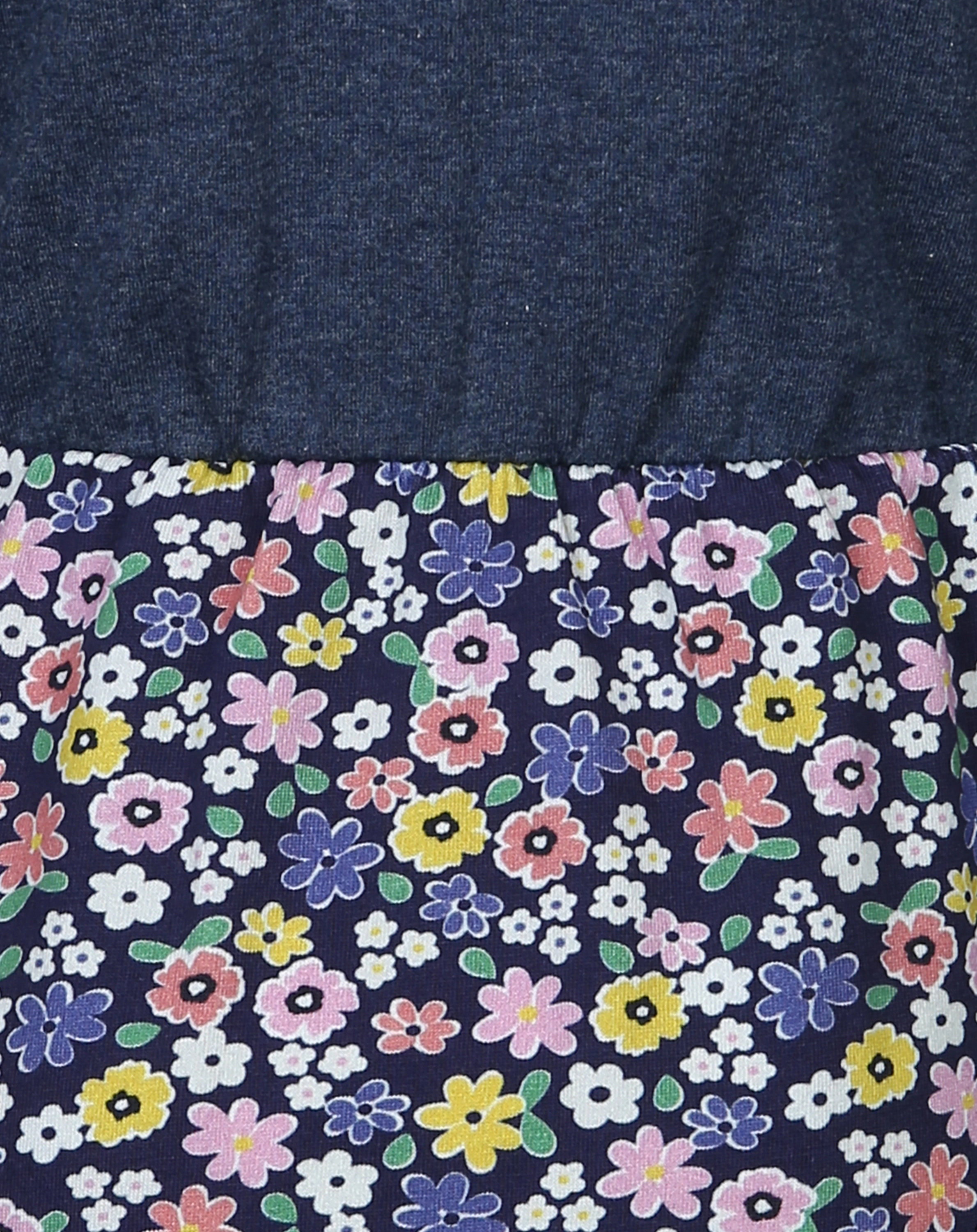 Langarmkleid HAPPY in mittelblau