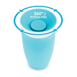 Munchkin Miracle 360° Becher 100% überlaufsicher 12M+, 296 ml